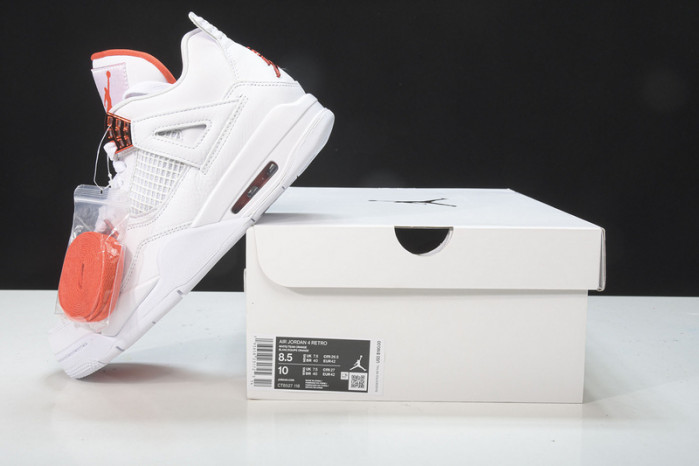 Air Jordan 4 Retro Metallic Orange CT8527-118