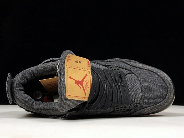 Air Jordan 4 Retro Levis NRG  Levis - Black Denim AO2571-001