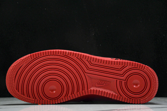 NIKE OF x AIR FORCE 1 LOW RED  AO4297-600
