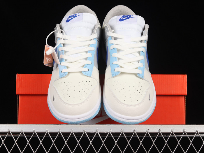 Nike Dunk Low Ivory Hyper Royal (GS) FB1843-141