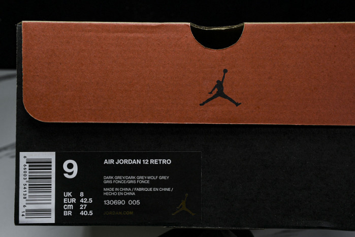 Air Jordan 12 Retro Dark Grey 130690-005