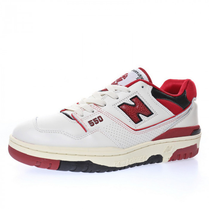 New Balance white red YEESHOES*12