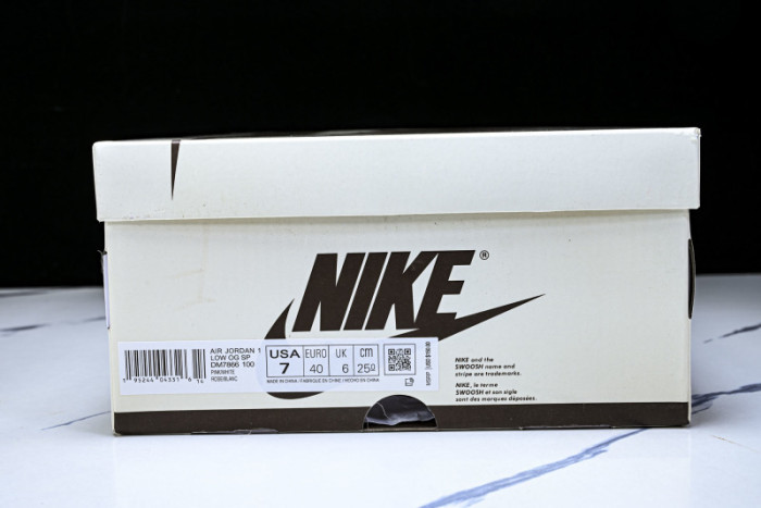 Travis Scott x Air Jordan 1 Low OG DM7866-100